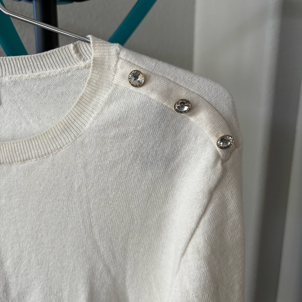 J. Crew Women's Ivory sweater - Picture 3 of 11